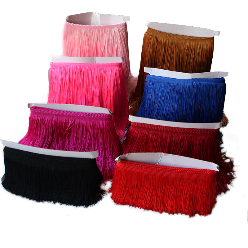 Fringe Ribbon Sewing - 9/15/20/30cm Długie frędzle z frędzlami 100%