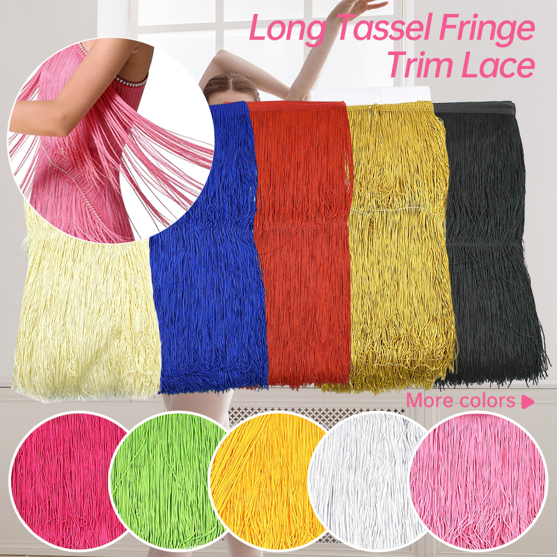 Fringe Ribbon Sewing - 1-5 metrów, 50 cm długości, frędzle