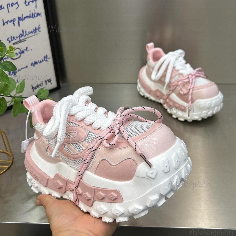 Damskie masywne sneakersy na p – Guipure Lace Panel recenzja i cena