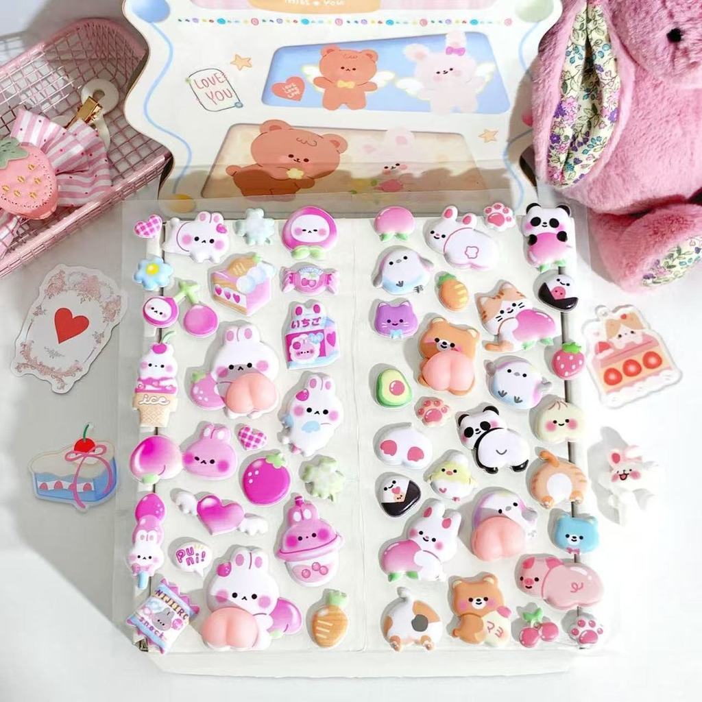 1 Arkusz Naklejek 3D Puffy Bun – Craft Embellishment World recenzja i cena