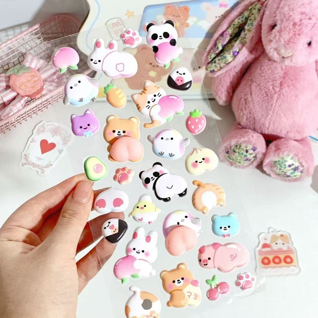 1 Arkusz Naklejek 3D Puffy Bun – Craft Embellishment World recenzja i cena